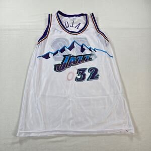 SGA Retro Utah Jazz #32 Karl Malone Jersey Adult Unisex Size Large